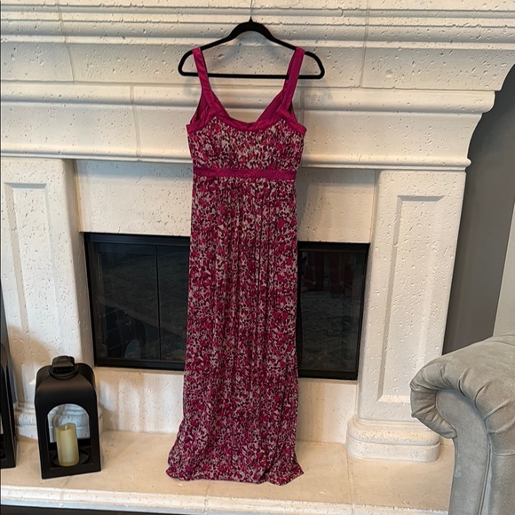 Calvin Klein Orange Print Maxi Dress Sleeveless - M main image 0